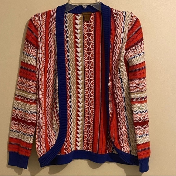 Copper Key Women’s Long Sleeve Open Front Tight Knit Sweater Multicolor Size S - Picture 1 of 7